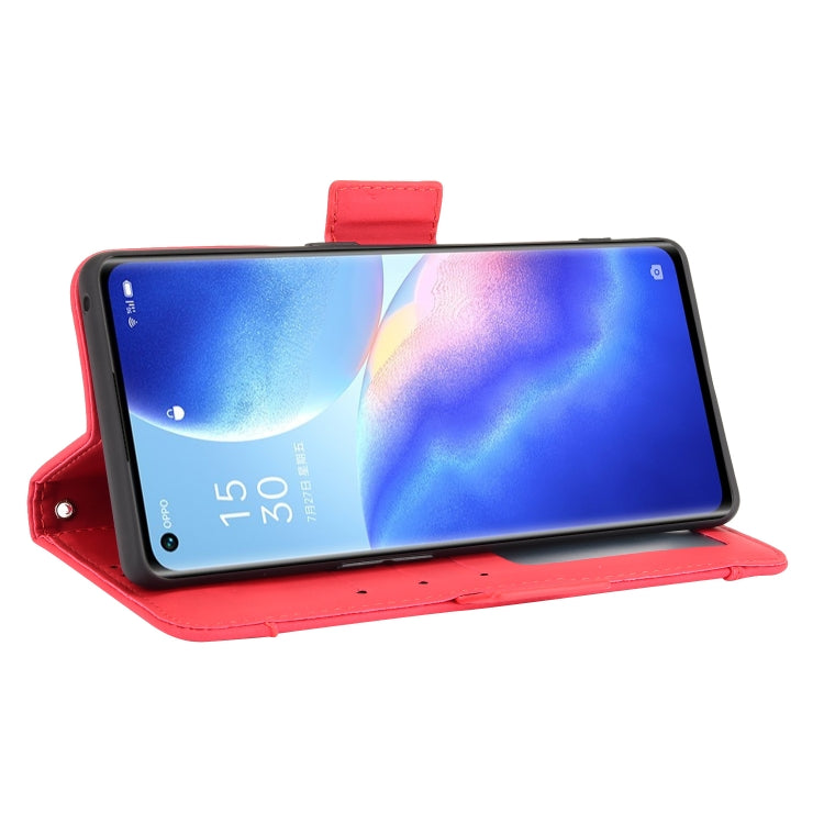 For OPPO Reno5 Pro+ 5G / Find X3 Neo Skin Feel Calf Pattern Horizontal Flip Leather Case with Holder & Card Slots & Photo Frame