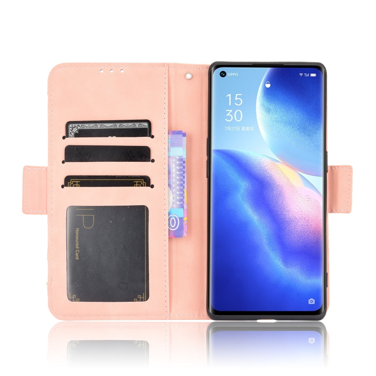 For OPPO Reno5 Pro+ 5G / Find X3 Neo Skin Feel Calf Pattern Horizontal Flip Leather Case with Holder & Card Slots & Photo Frame