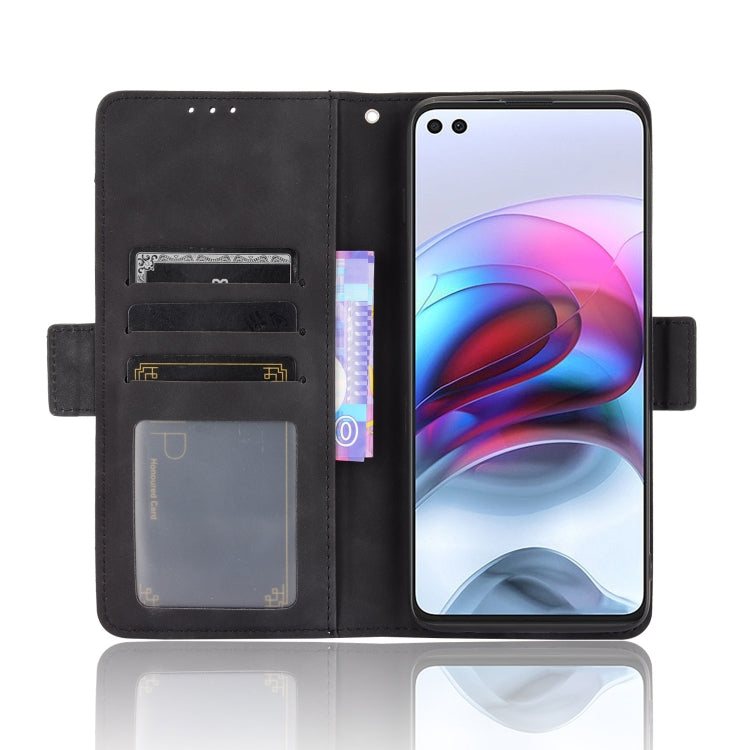 For Motorola Edge S / Moto G100 Skin Feel Calf Pattern Horizontal Flip Leather Case with Holder & Card Slots & Photo Frame