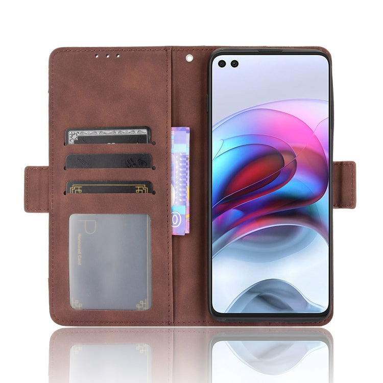 For Motorola Edge S / Moto G100 Skin Feel Calf Pattern Horizontal Flip Leather Case with Holder & Card Slots & Photo Frame