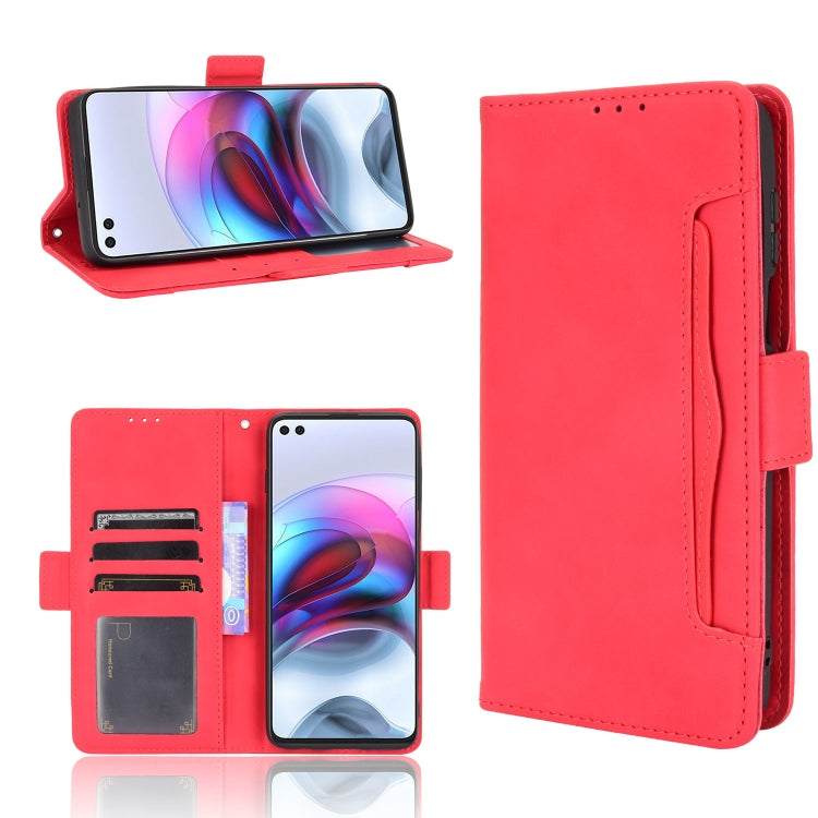 For Motorola Edge S / Moto G100 Skin Feel Calf Pattern Horizontal Flip Leather Case with Holder & Card Slots & Photo Frame