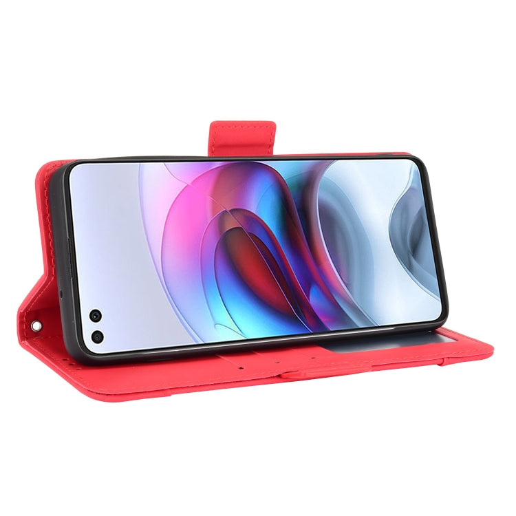 For Motorola Edge S / Moto G100 Skin Feel Calf Pattern Horizontal Flip Leather Case with Holder & Card Slots & Photo Frame