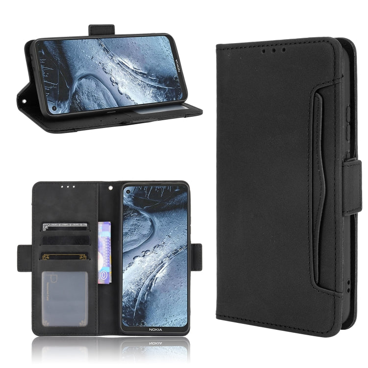 For Nokia 7.3 Skin Feel Calf Pattern Horizontal Flip Leather Case with Holder & Card Slots & Photo Frame