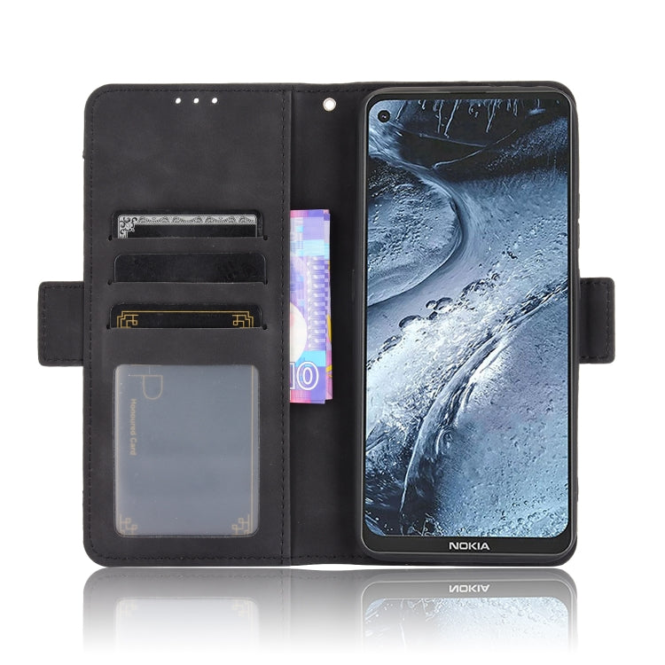 For Nokia 7.3 Skin Feel Calf Pattern Horizontal Flip Leather Case with Holder & Card Slots & Photo Frame