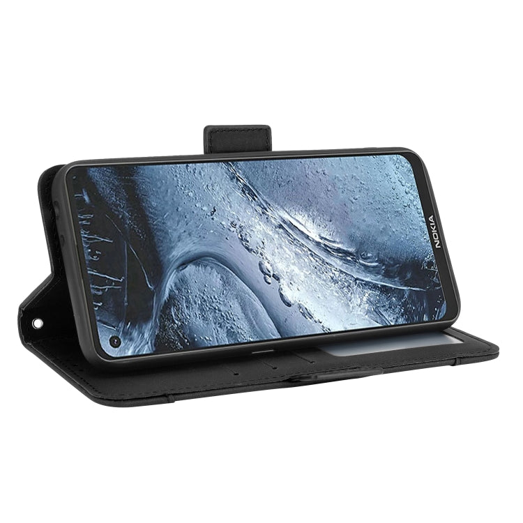For Nokia 7.3 Skin Feel Calf Pattern Horizontal Flip Leather Case with Holder & Card Slots & Photo Frame