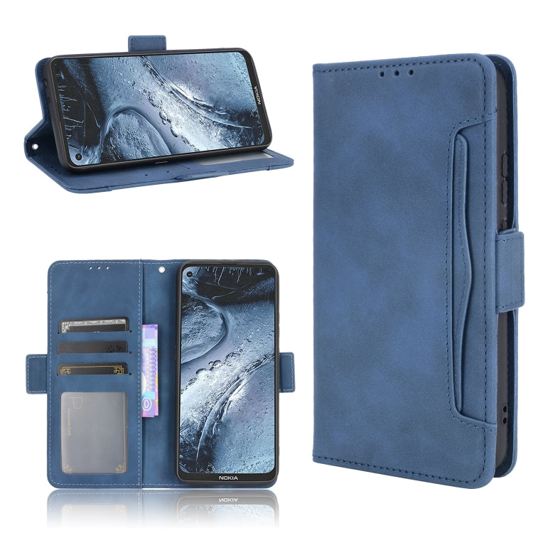 For Nokia 7.3 Skin Feel Calf Pattern Horizontal Flip Leather Case with Holder & Card Slots & Photo Frame