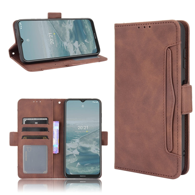 For Nokia G10 / G20 / 6.3 Skin Feel Calf Pattern Horizontal Flip Leather Case with Holder & Card Slots & Photo Frame