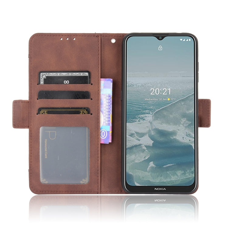 For Nokia G10 / G20 / 6.3 Skin Feel Calf Pattern Horizontal Flip Leather Case with Holder & Card Slots & Photo Frame