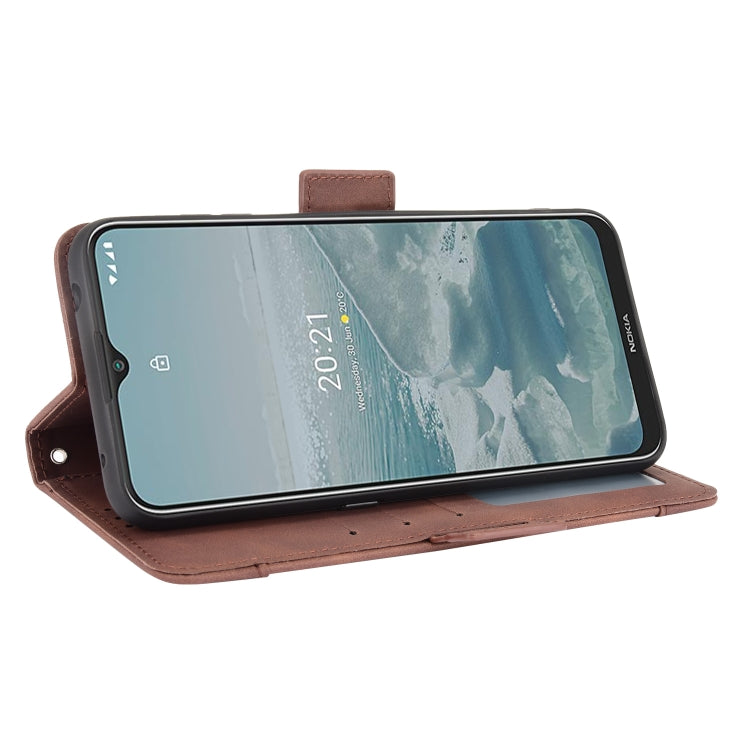 For Nokia G10 / G20 / 6.3 Skin Feel Calf Pattern Horizontal Flip Leather Case with Holder & Card Slots & Photo Frame
