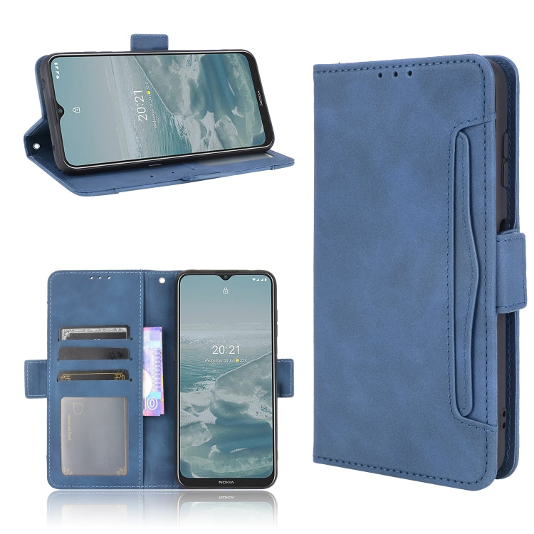 For Nokia G10 / G20 / 6.3 Skin Feel Calf Pattern Horizontal Flip Leather Case with Holder & Card Slots & Photo Frame