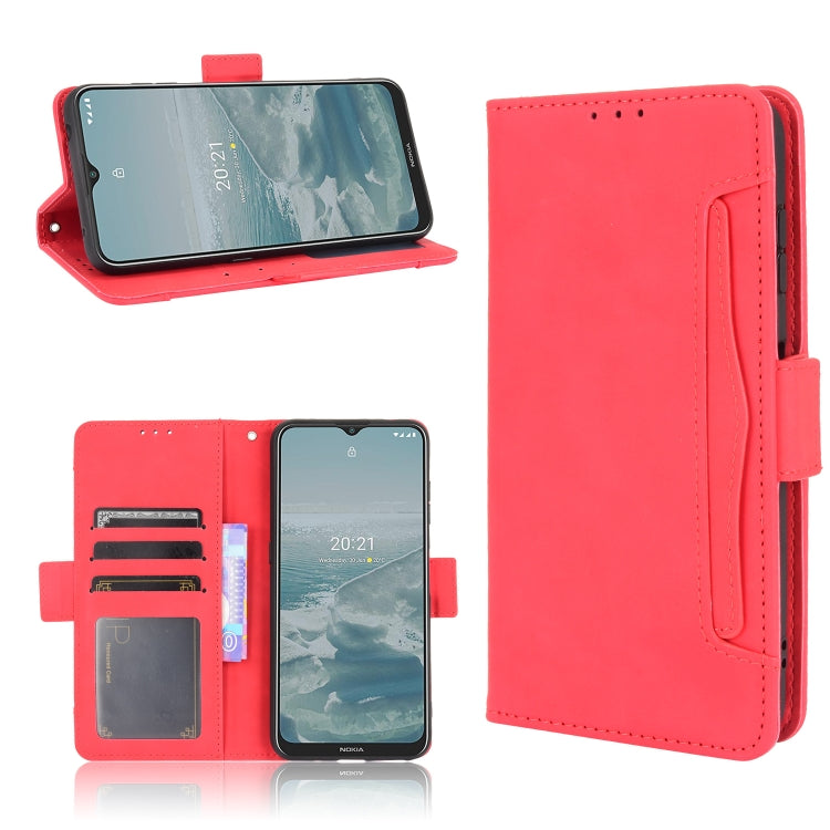 For Nokia G10 / G20 / 6.3 Skin Feel Calf Pattern Horizontal Flip Leather Case with Holder & Card Slots & Photo Frame