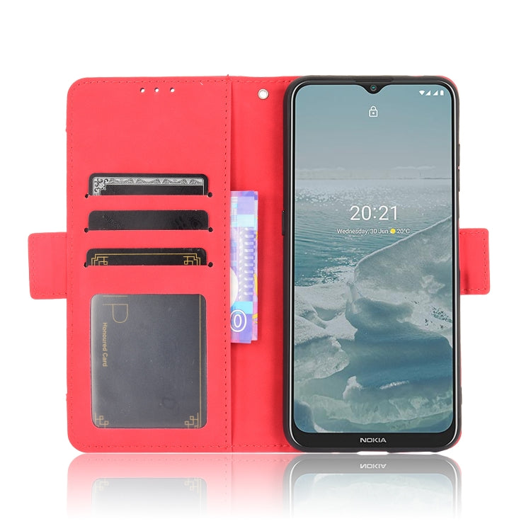 For Nokia G10 / G20 / 6.3 Skin Feel Calf Pattern Horizontal Flip Leather Case with Holder & Card Slots & Photo Frame