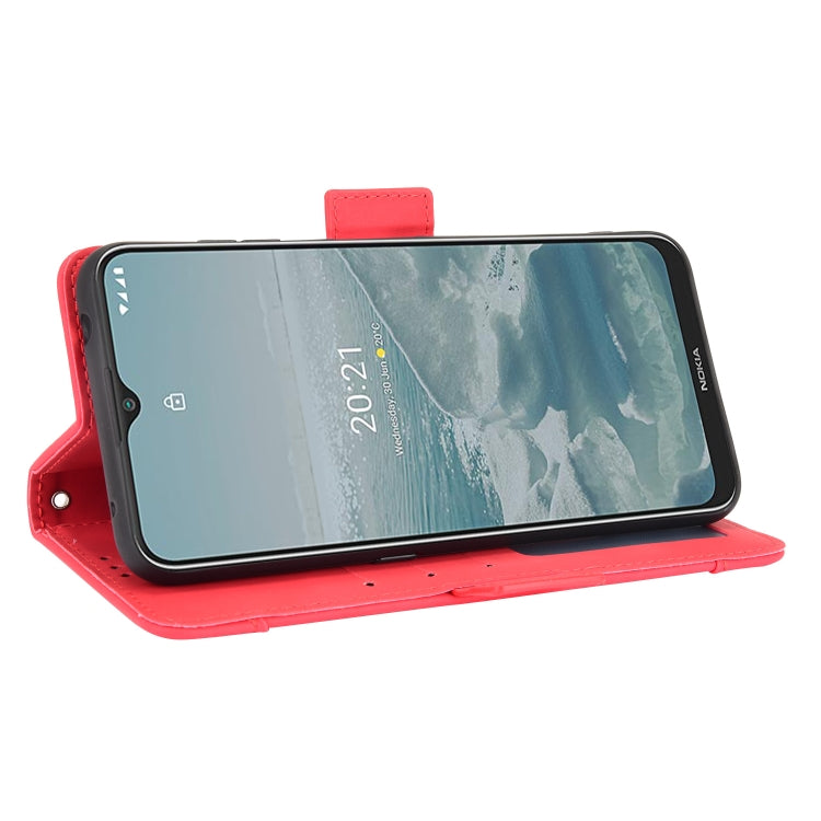 For Nokia G10 / G20 / 6.3 Skin Feel Calf Pattern Horizontal Flip Leather Case with Holder & Card Slots & Photo Frame