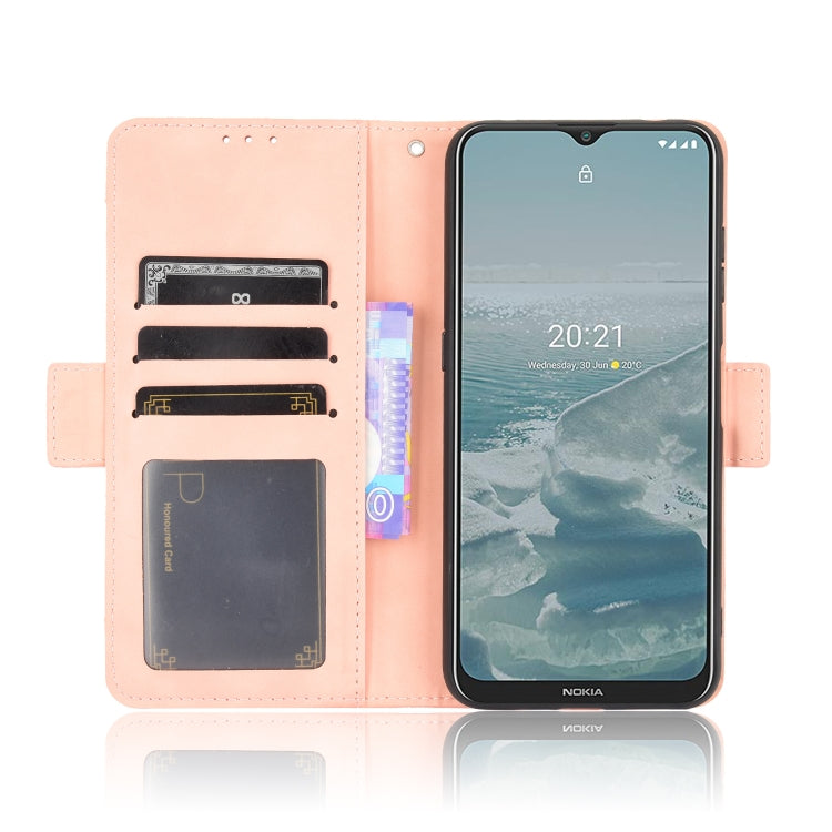 For Nokia G10 / G20 / 6.3 Skin Feel Calf Pattern Horizontal Flip Leather Case with Holder & Card Slots & Photo Frame
