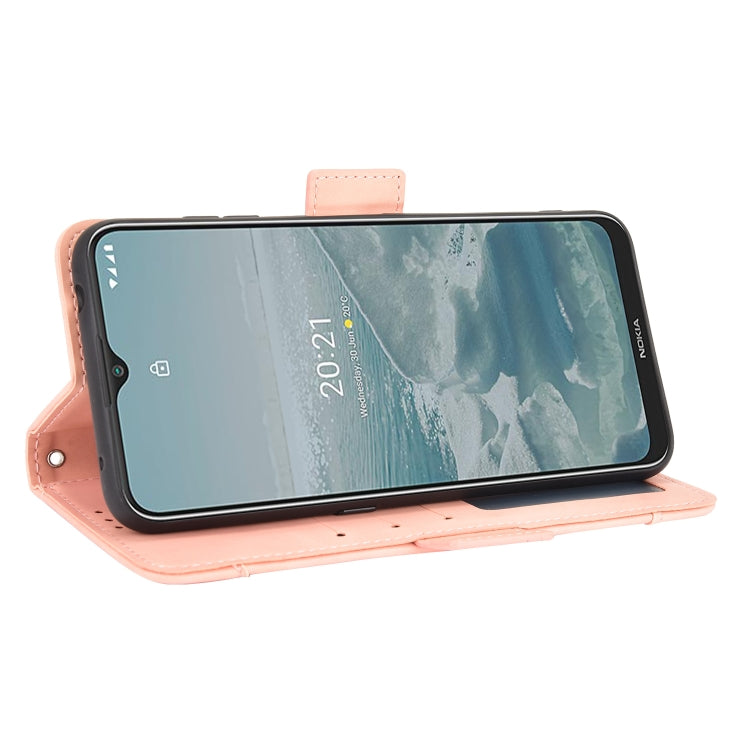 For Nokia G10 / G20 / 6.3 Skin Feel Calf Pattern Horizontal Flip Leather Case with Holder & Card Slots & Photo Frame