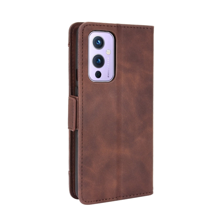For Oneplus 9R (US Version) Skin Feel Calf Pattern Horizontal Flip Leather Case with Holder & Card Slots & Photo Frame