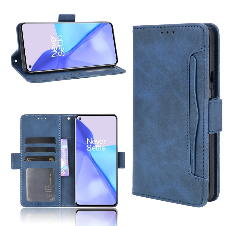 For Oneplus 9R (US Version) Skin Feel Calf Pattern Horizontal Flip Leather Case with Holder & Card Slots & Photo Frame