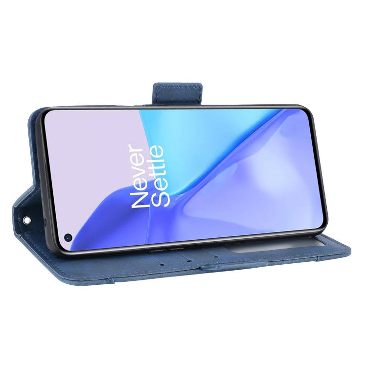 For Oneplus 9R (US Version) Skin Feel Calf Pattern Horizontal Flip Leather Case with Holder & Card Slots & Photo Frame