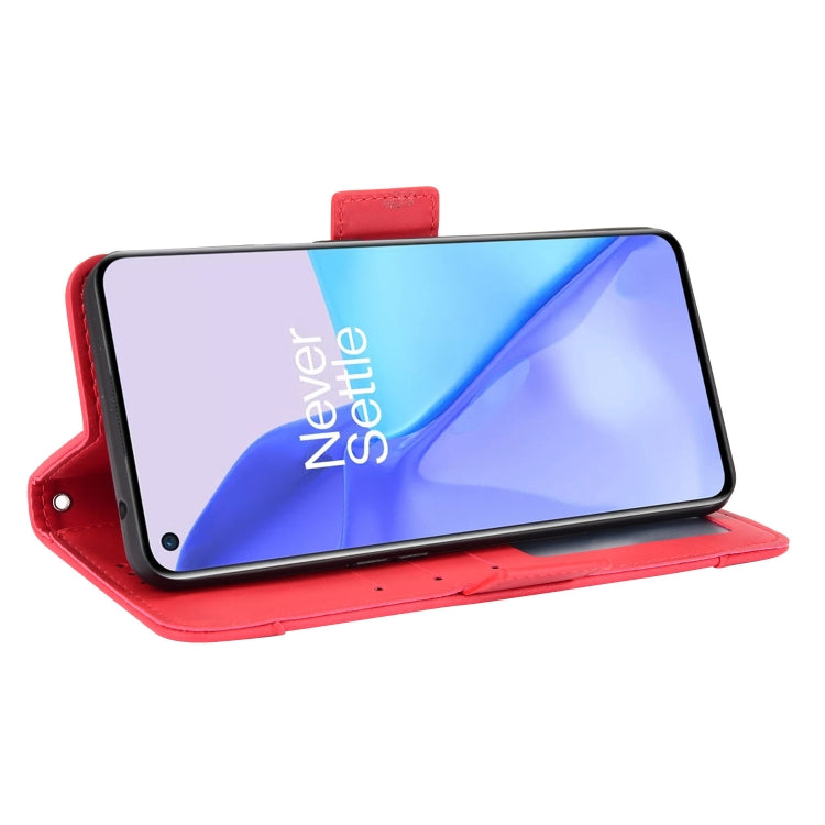 For Oneplus 9R (US Version) Skin Feel Calf Pattern Horizontal Flip Leather Case with Holder & Card Slots & Photo Frame