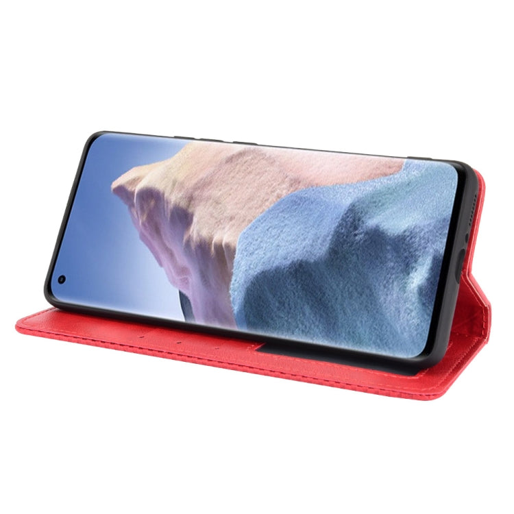 For Xiaomi Mi 11 Ultra Magnetic Buckle Retro Crazy Horse Texture Horizontal Flip Leather Case with Holder & Card Slots & Photo Frame