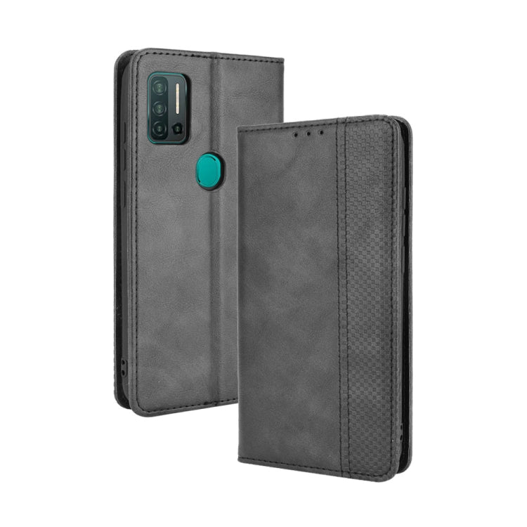 For Ulefone Note 11P Magnetic Buckle Retro Crazy Horse Texture Horizontal Flip Leather Case with Holder & Card Slots & Photo Frame