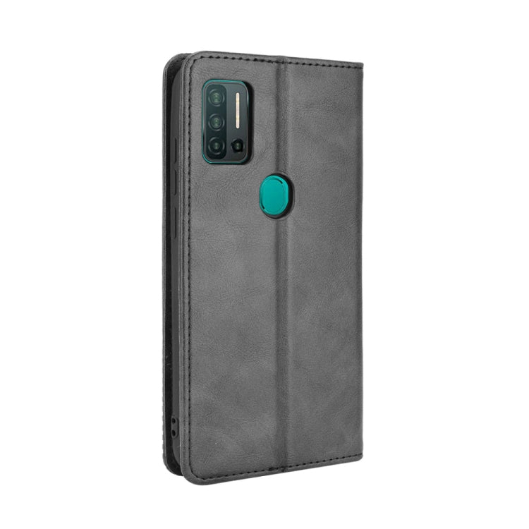 For Ulefone Note 11P Magnetic Buckle Retro Crazy Horse Texture Horizontal Flip Leather Case with Holder & Card Slots & Photo Frame