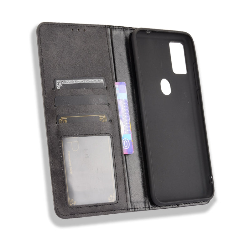 For Ulefone Note 11P Magnetic Buckle Retro Crazy Horse Texture Horizontal Flip Leather Case with Holder & Card Slots & Photo Frame