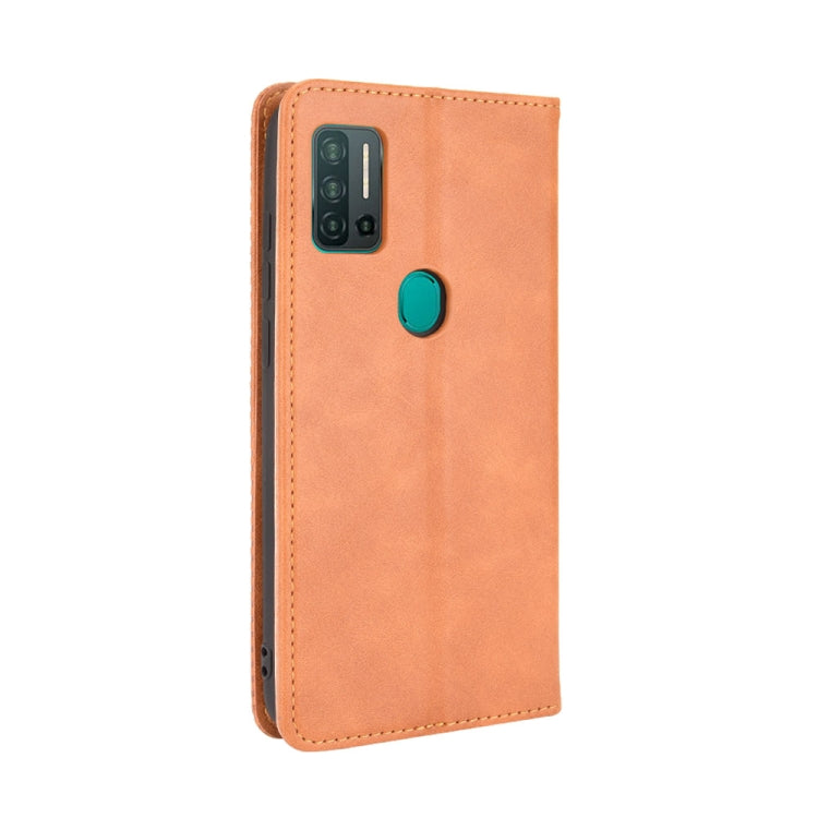 For Ulefone Note 11P Magnetic Buckle Retro Crazy Horse Texture Horizontal Flip Leather Case with Holder & Card Slots & Photo Frame