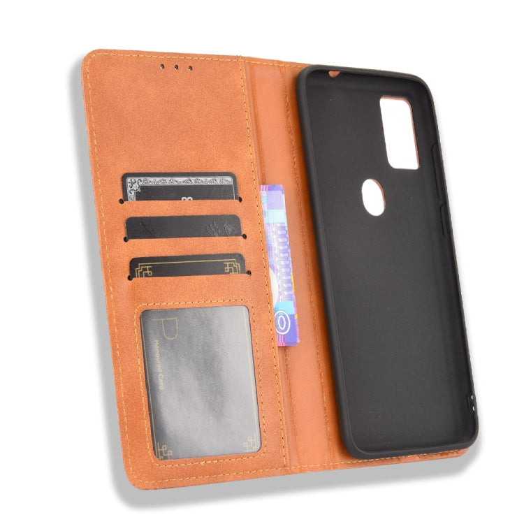 For Ulefone Note 11P Magnetic Buckle Retro Crazy Horse Texture Horizontal Flip Leather Case with Holder & Card Slots & Photo Frame
