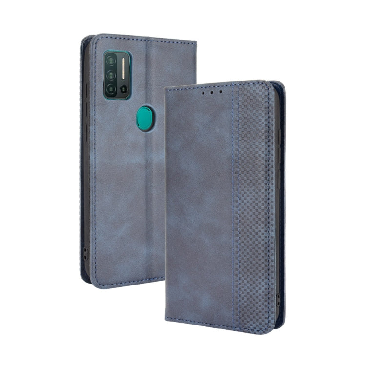 For Ulefone Note 11P Magnetic Buckle Retro Crazy Horse Texture Horizontal Flip Leather Case with Holder & Card Slots & Photo Frame