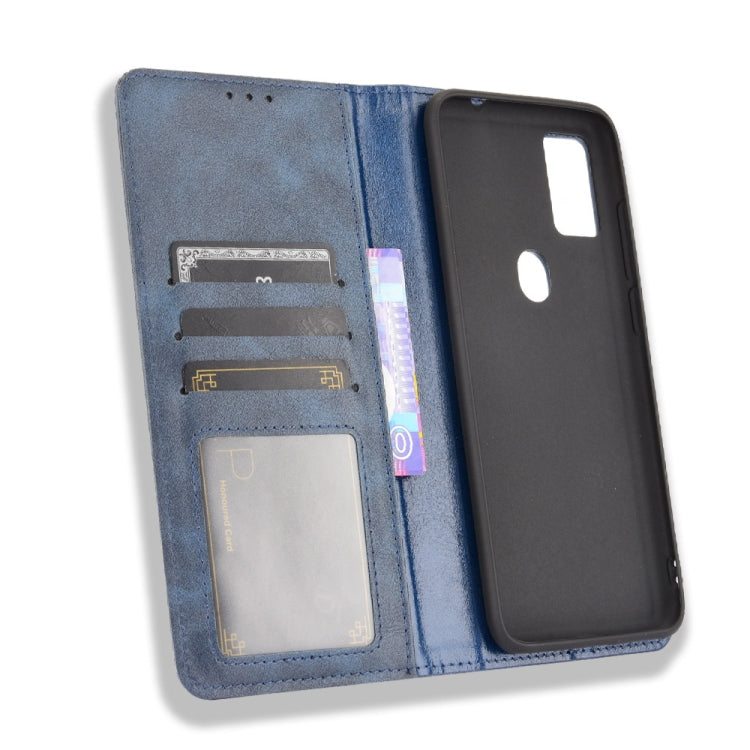 For Ulefone Note 11P Magnetic Buckle Retro Crazy Horse Texture Horizontal Flip Leather Case with Holder & Card Slots & Photo Frame