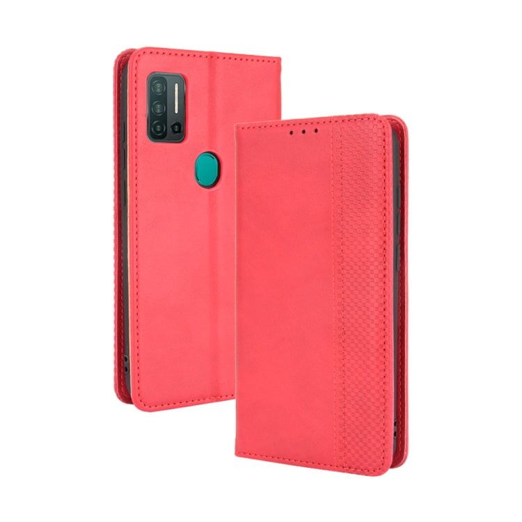 For Ulefone Note 11P Magnetic Buckle Retro Crazy Horse Texture Horizontal Flip Leather Case with Holder & Card Slots & Photo Frame