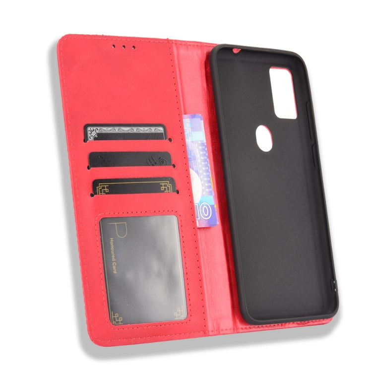 For Ulefone Note 11P Magnetic Buckle Retro Crazy Horse Texture Horizontal Flip Leather Case with Holder & Card Slots & Photo Frame