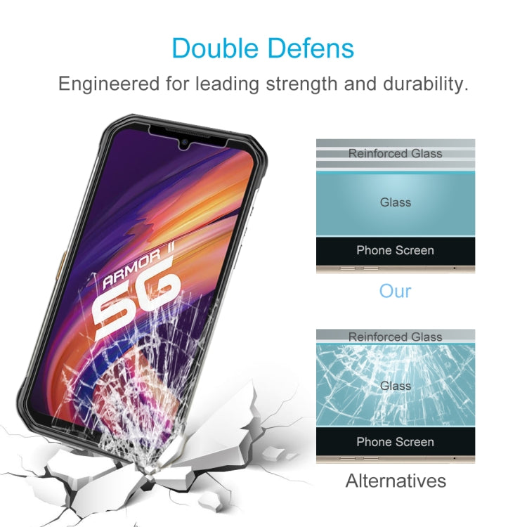 For Ulefone Armor 11 5G 20 PCS 0.26mm 9H 2.5D Tempered Glass Film
