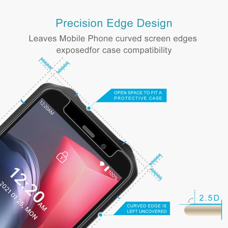 For Oukitel WP12 20 PCS 0.26mm 9H 2.5D Tempered Glass Film