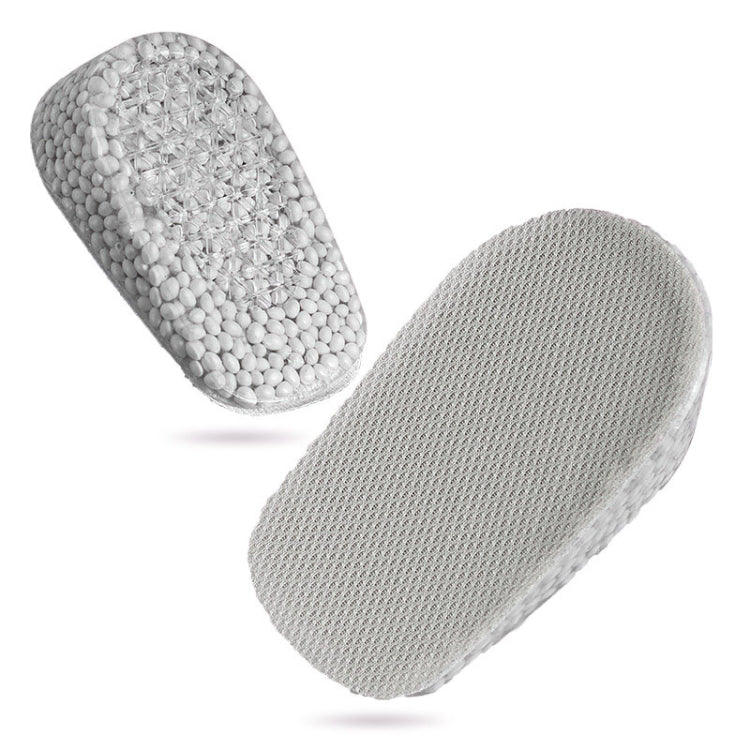 1.5cm 1 Pair 039 Men Soft Invisible Sports Shockproof Inner Heightening Insole Shoe-pad(Grey)
