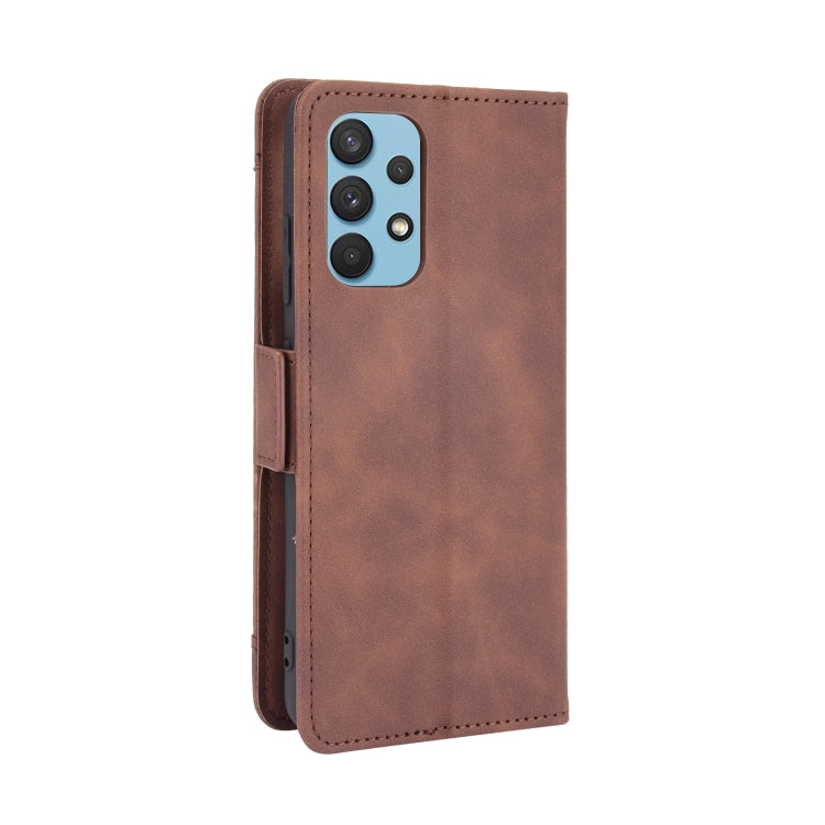 For Samsung Galaxy A32 4G Skin Feel Calf Pattern Horizontal Flip Leather Case with Holder & Card Slots & Photo Frame