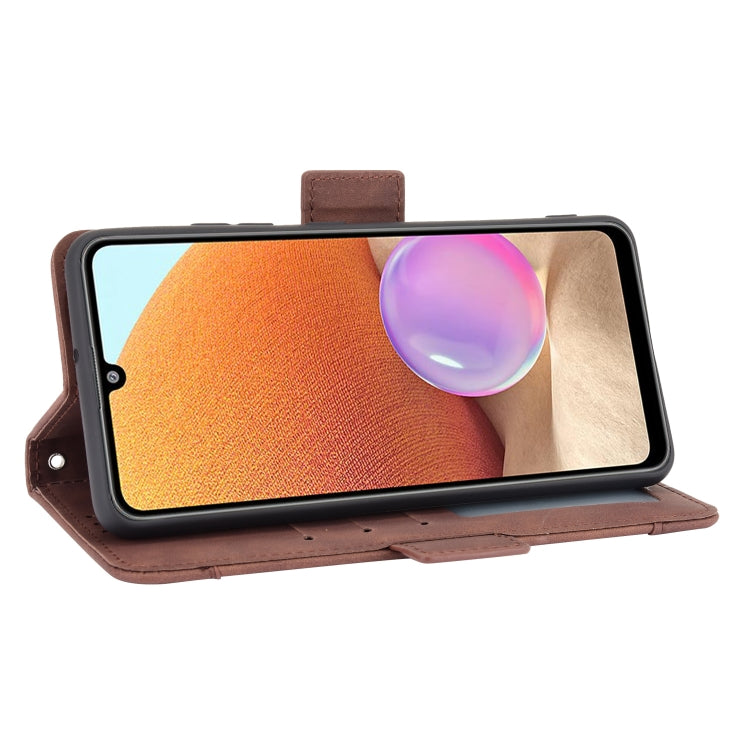 For Samsung Galaxy A32 4G Skin Feel Calf Pattern Horizontal Flip Leather Case with Holder & Card Slots & Photo Frame