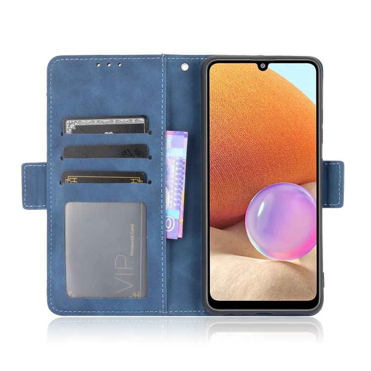 For Samsung Galaxy A32 4G Skin Feel Calf Pattern Horizontal Flip Leather Case with Holder & Card Slots & Photo Frame