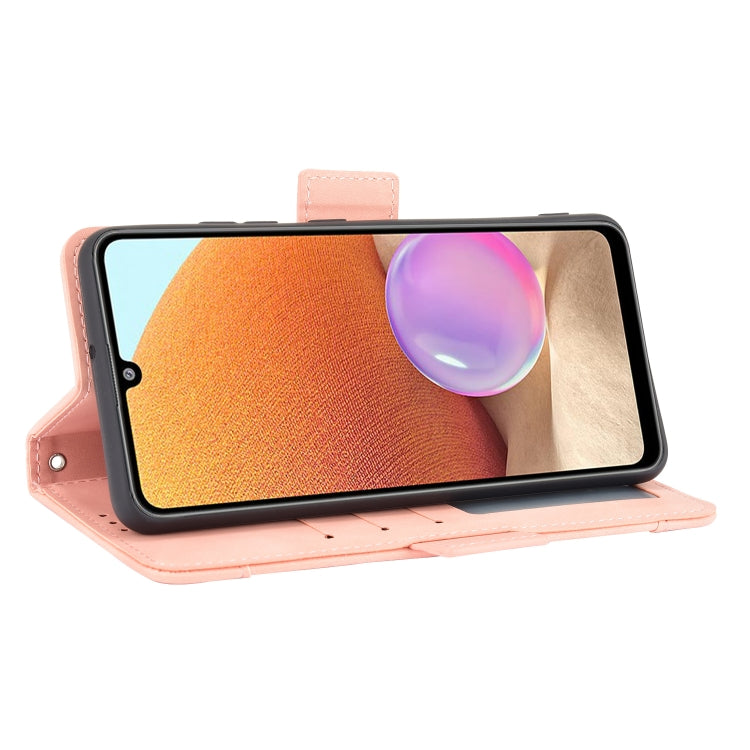 For Samsung Galaxy A32 4G Skin Feel Calf Pattern Horizontal Flip Leather Case with Holder & Card Slots & Photo Frame