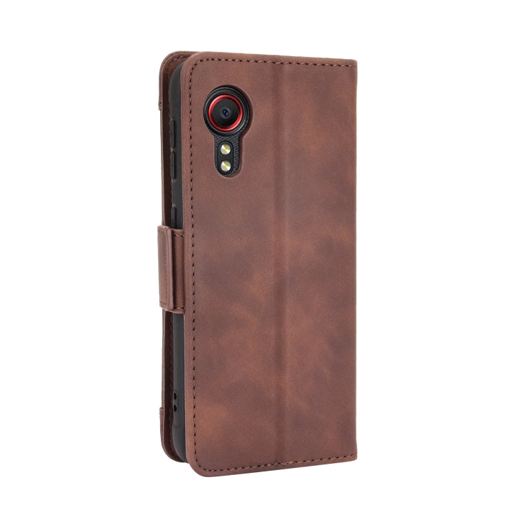 For Samsung Galaxy Xcover 5 Skin Feel Calf Pattern Horizontal Flip Leather Case with Holder & Card Slots & Photo Frame