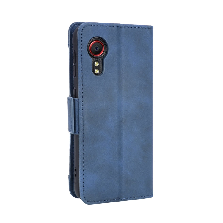 For Samsung Galaxy Xcover 5 Skin Feel Calf Pattern Horizontal Flip Leather Case with Holder & Card Slots & Photo Frame