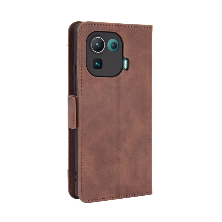 For Xiaomi Mi 11 Pro Skin Feel Calf Pattern Horizontal Flip Leather Case with Holder & Card Slots & Photo Frame