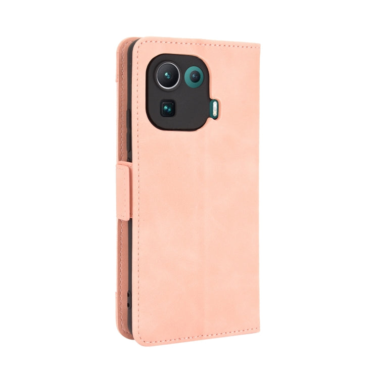 For Xiaomi Mi 11 Pro Skin Feel Calf Pattern Horizontal Flip Leather Case with Holder & Card Slots & Photo Frame