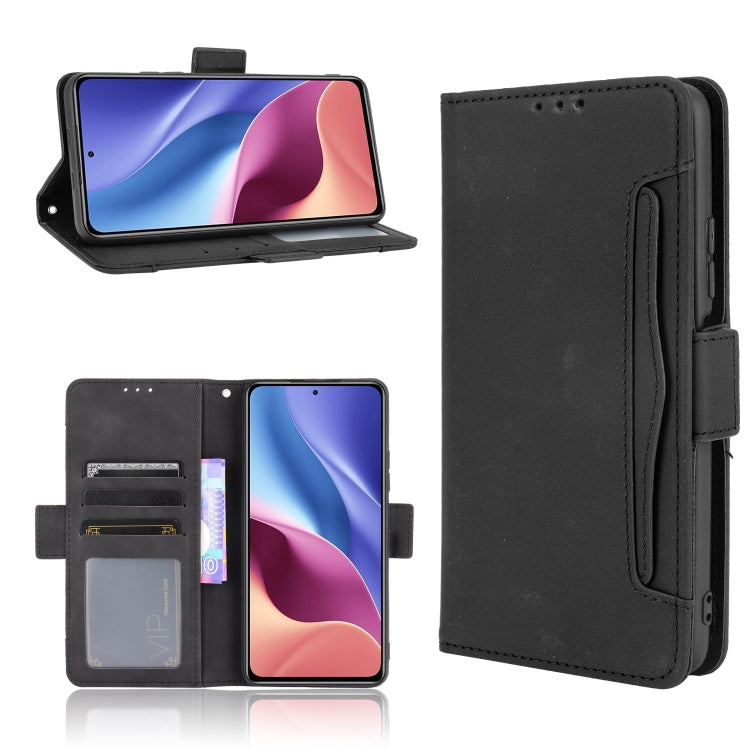 For Xiaomi Mi 11i Skin Feel Calf Pattern Horizontal Flip Leather Case with Holder & Card Slots & Photo Frame