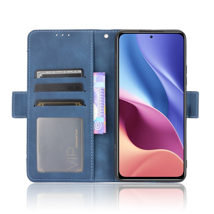 For Xiaomi Mi 11i Skin Feel Calf Pattern Horizontal Flip Leather Case with Holder & Card Slots & Photo Frame