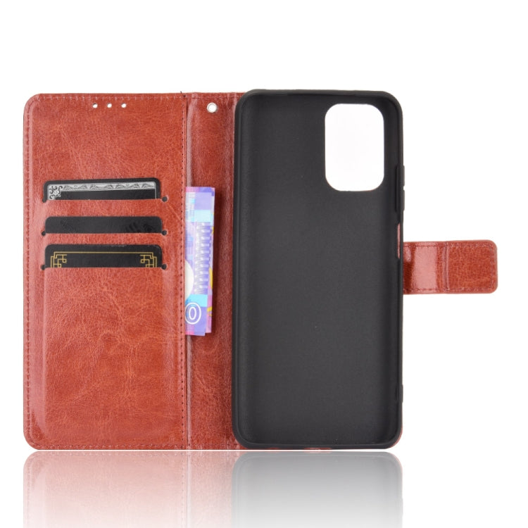 For Xiaomi Redmi Note 10 4G / Note 10S Retro Crazy Horse Texture Horizontal Flip Leather Case with Holder & Card Slots & Photo Frame