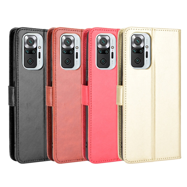 For Xiaomi Redmi Note 10 Pro / Note 10 Pro Max Retro Crazy Horse Texture Horizontal Flip Leather Case with Holder & Card Slots & Photo Frame