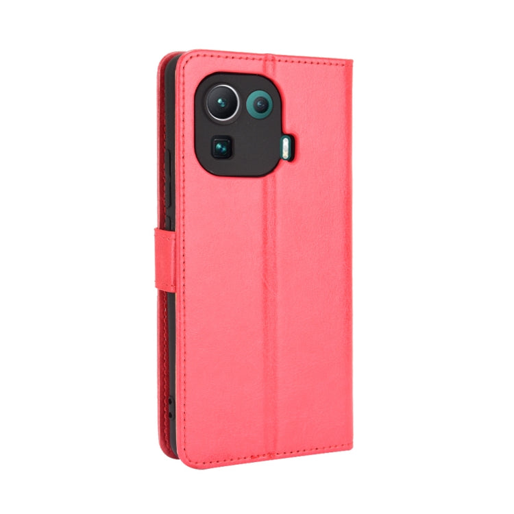 For Xiaomi Mi 11 Pro Retro Crazy Horse Texture Horizontal Flip Leather Case with Holder & Card Slots & Photo Frame