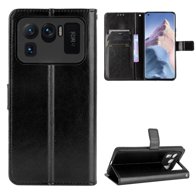 For Xiaomi Mi 11 Ultra Retro Crazy Horse Texture Horizontal Flip Leather Case with Holder & Card Slots & Photo Frame